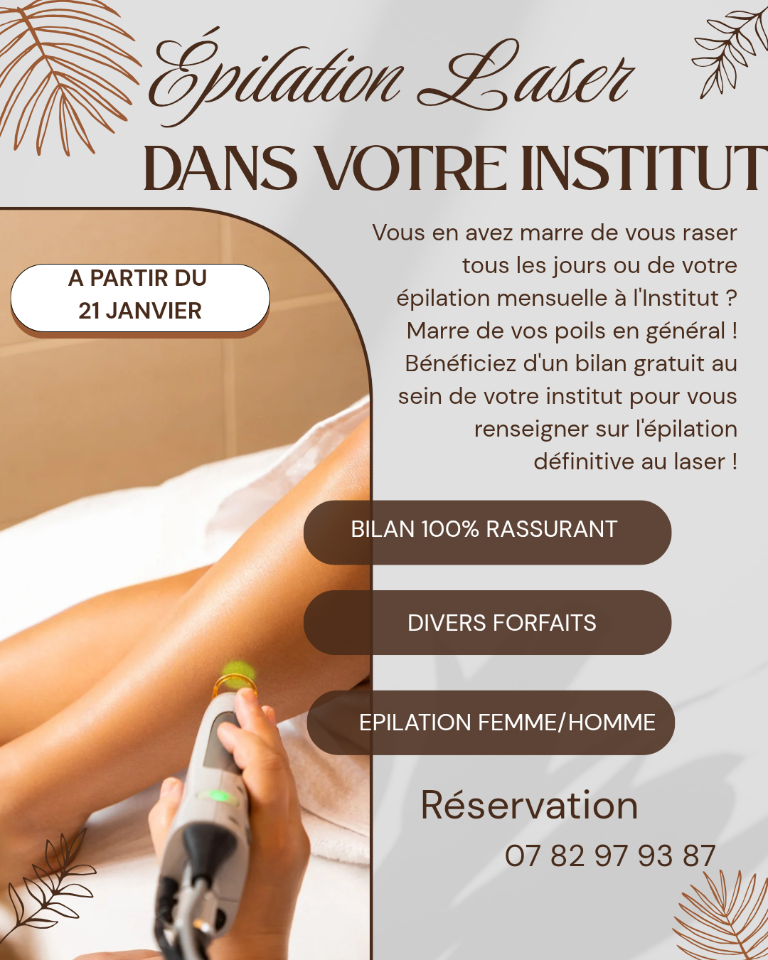 Épilation définitive laser